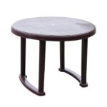 VV National RDT Multipurpose Round Table Durable & Weatherproof for 4 Seater Setup