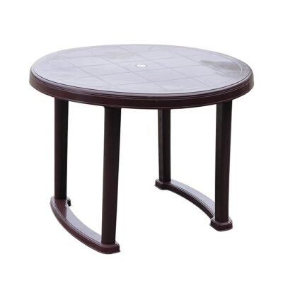 VV National RDT Multipurpose Round Table Durable & Weatherproof for 4 Seater Setup