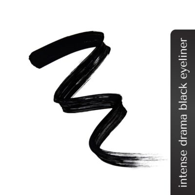 BELLAVITA Intense Drama Waterproof Smudge Proof Eyeliner 3.5ml, Black, Matte Finish, Fast-Drying, Felt Tip Applicator, Enriched with Biotin