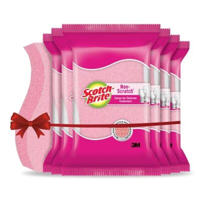 Scotch-Brite 3M Plastic Utensil Non-Scratch Scrub Sponge-Pack of 6
