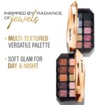 Lakme Be-Jewel Multichrome Eyeshadow Palette |10 Rich Shades | Velvety Mattes, Gleaming Shimmers, Marble Tones and High-Impact Foils | - Gilded Glow 12g