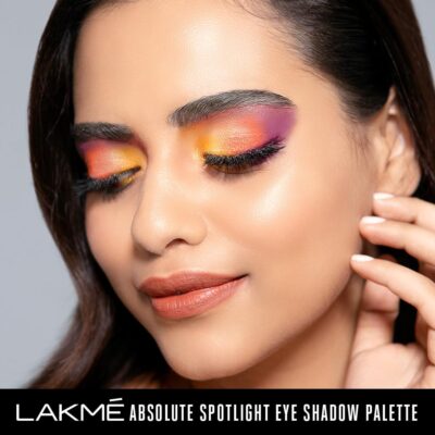 Lakmé Glitterati Chroma Chic Eye Shadow Palette, Highly Pigmented, Shimmery, Lightweight, Sundowner|| 12 g