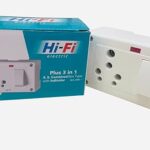 Hi-Fi 6 &16Ams 3in1 Switch Socket s.s Combined with box Box with LED Indicator