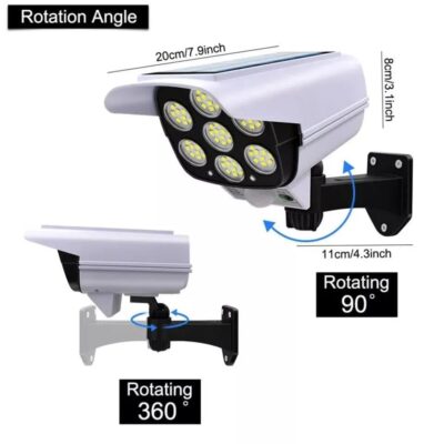 (1Pcs) Outdoor Solar LED Light Sensor Street Lamp, 77 LED Solar Security Light PIR Motion Sensor LED Wall Lamp Outdoor IP65 Waterproof for Deck Fence Patio Front Door.