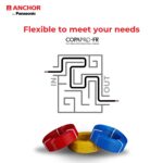 Anchor by Panasonic 0.75 mm COPAPro FR Electrical Wire, 90 Meter Fire Resistant Single Core PVC insulated Pure Copper Wire, Anti Rodent Anti Termite Flexible Wire for Connections (WHITE, 96137WH)