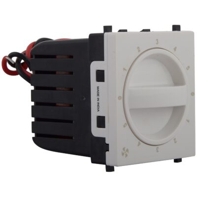 Schneider Electric Polycarbonate Fan Step Regulator (White), Standard (FE_IN84SFRWH)
