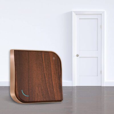 Anchor by Panasonic Obel Bell Switch | 6A 2 Module Door Bell Push 3 Way Switch with Indicator | (Leaf Wooden Luxury, 6420)