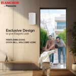 Anchor by Panasonic Penta Ding Dong Doorbell | Calling Bell for Home | Door Bell for Office, School (38921)