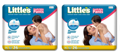 Little's CottonCare Soft Baby Diaper Pants Twin Pack - XL (52 Count)